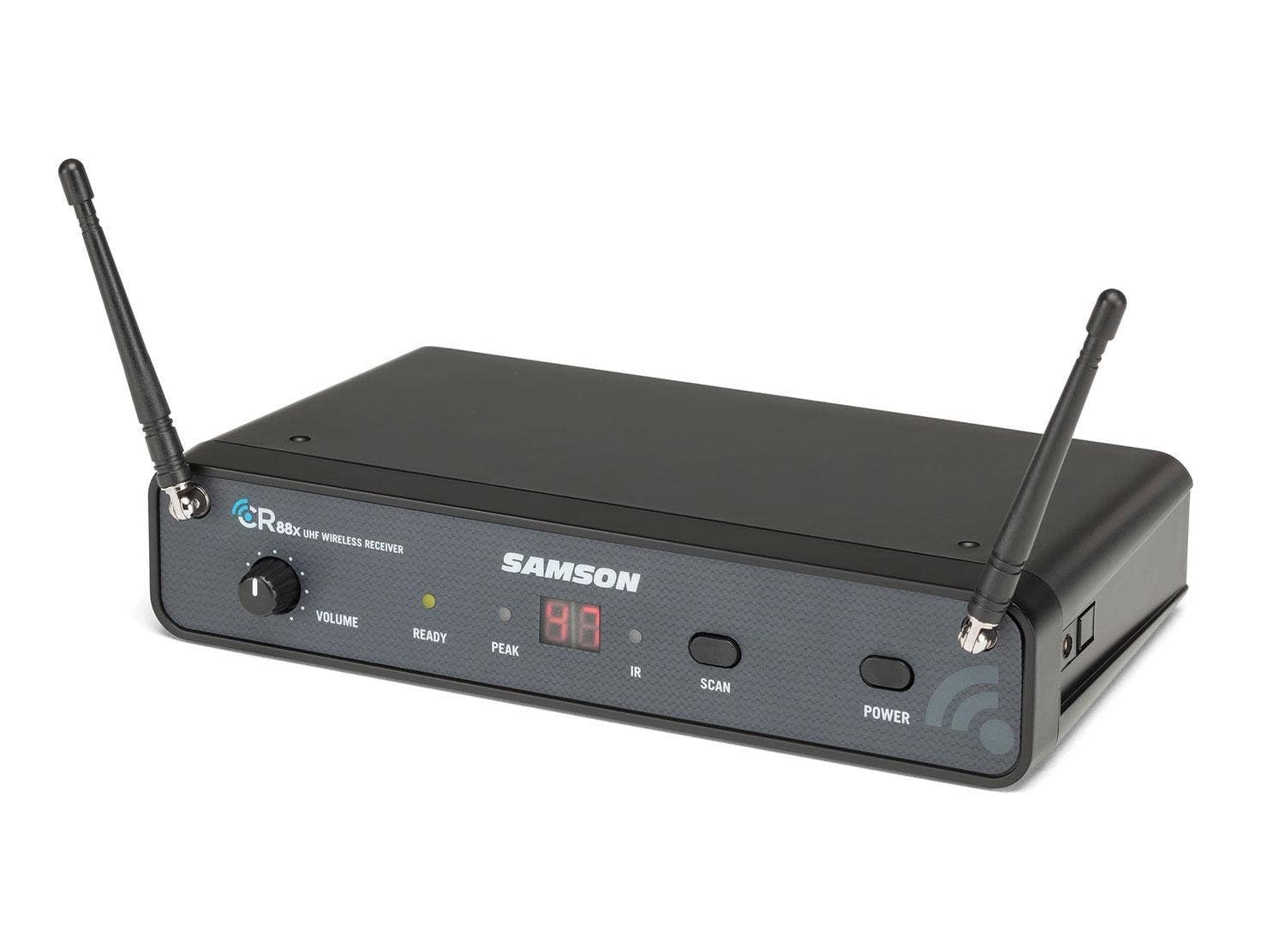 Samson Technologies Concert 88x Presentation Wireless System with LM5 Lavalier Microphone (K Band) (SWC88XBLM5-K), Black